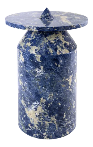 Karen Chekerdjian Modern Marble Side Table