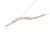 Metal Luxurious 5.54 Carat Diamond Y-Drop Necklace in 14k White Gold 17 Inches For Sale - Image 7 of 14