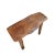 Rustic Dutch Primitive Wooden Farm Stool For Sale - Image 3 of 8