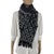 Early 21st Century Emporio Armani Dark Grey Printed 50% Wool 50% Cashmere Scarf For Sale - Image 5 of 9
