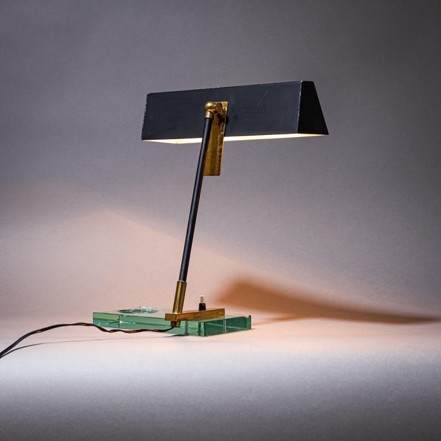 Fontana Arte Mid 20th Century Table Lamp, Fontana Arte, Italy For Sale - Image 4 of 18