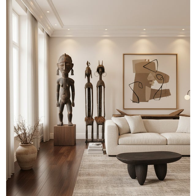 Mumuye figures come from the Mumuye ethnic group, which resides primarily in the Benue River region of Nigeria. These...