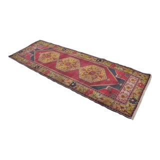 Mid 20th Century Anatolian Kurdish Runner Rug For Sale