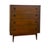 Wood Vintage Mid-Century Modern 4-Drawer Tallboy Dresser Dovetailed Drawers. For Sale - Image 7 of 12