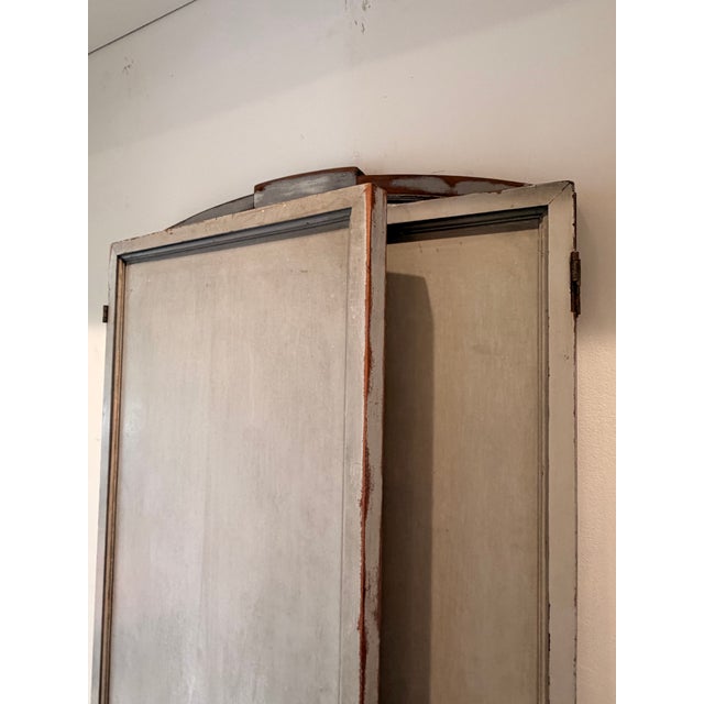 Shabby Chic 3 Panel Dressing Mirror With Origin Glass For Sale - Image 3 of 7