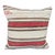 Turkish Hemp Pillow Cushion Natural Beige Red Cushion Cover 20"x20" For Sale