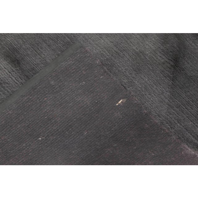 Early 21st Century Modern Black Mohair Rug by Doris Leslie Blau For Sale - Image 5 of 7