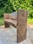 Primitive Rustic Farmhouse Reclaimed Barnwood Pew Bench 42 In. For Sale - Image 12 of 15