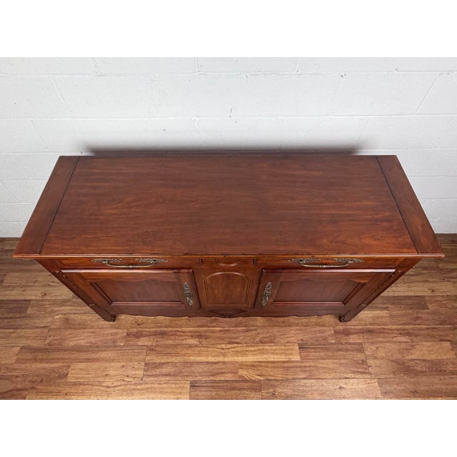 2000 - 2009 Drexel Heritage European Themes Provincial Credenza Sideboard For Sale - Image 5 of 12