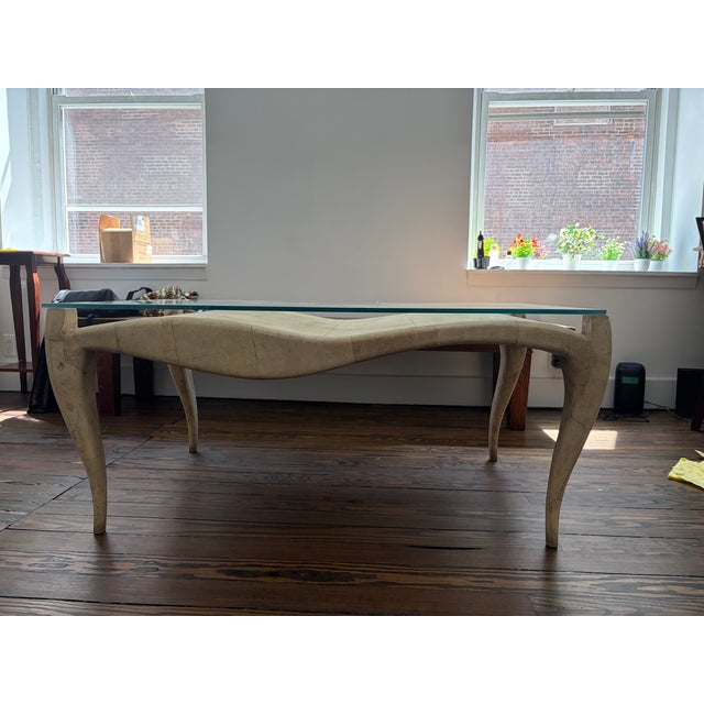 Ivory Vintage R&y Agousti Table For Sale - Image 8 of 8
