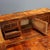 Antique Walnut and Maple Drop-Leaf Cabinet with 2 Drawers, Italy, 20th Century For Sale - Image 5 of 11