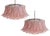 Italian Pink Glass Ceiling Light Chandelier, Murano, 1990s For Sale - Image 16 of 17