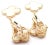 White Van Cleef & Arpels Yellow Gold Magic Alhambra Mother of Pearl Earrings, Pair For Sale - Image 8 of 14
