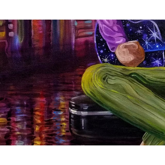 Pandemic Play Contemporary Acrylic Painting For Sale - Image 4 of 5
