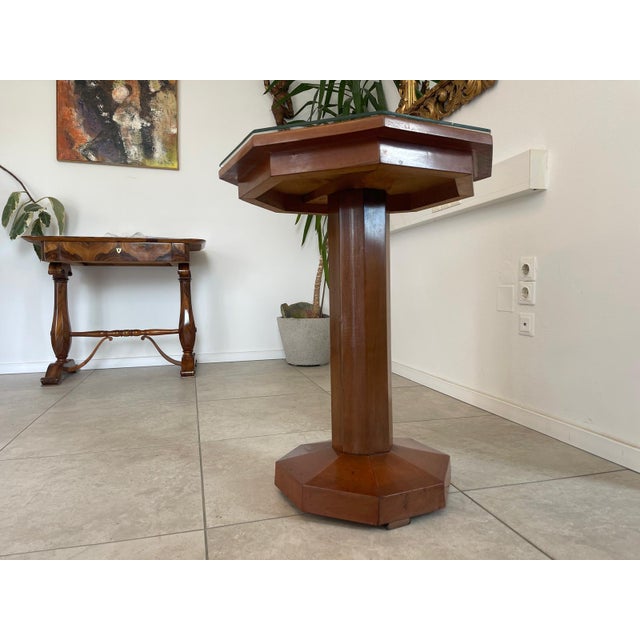 Art Nouveau Octagonal Side Table For Sale - Image 3 of 10