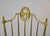 Italian Brass High-Back Chiavari Side Chair With Cast Wing Crest For Sale - Image 9 of 9