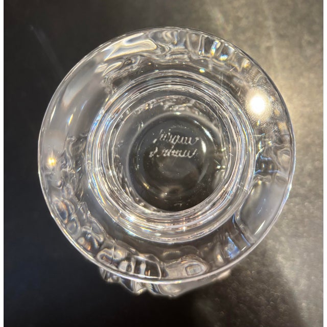 1950s Lalique “Saint-Cloud” Crystal Vase For Sale In Philadelphia - Image 6 of 10