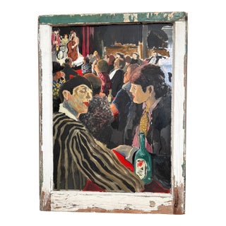 1990s Oil Painting - Christopher Kroehler, Framed For Sale