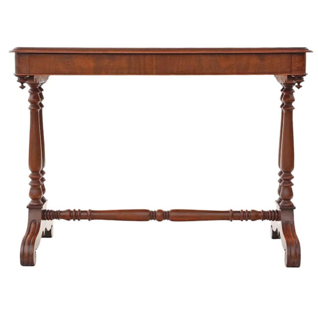 Antique Fine Quality Mahogany Writing Dressing Table, 19th Century – also ideal as a desk or side table. The table boasts...