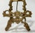 Metal Vintage Victorian Style Brass Filigree Table Easel For Sale - Image 7 of 7