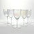 1960s Vintage MCM Lustre Iridescent Rainbow Pearl Optic 5 Wine Glasses 6.5” 9oz Good vintage condition. No chips, cracks,...
