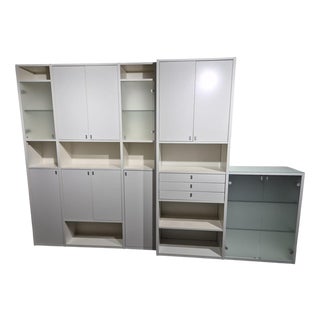 Studimo Wall Unit in White from Interlubke For Sale
