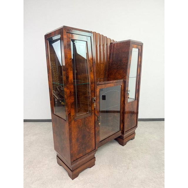 French Art Deco Showcase, 1930s For Sale - Image 3 of 15