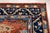 7'7"x9'11" Elegant Rust Floral Traditional Hand Knotted Wool Carpet Rug For Sale In New York - Image 6 of 6