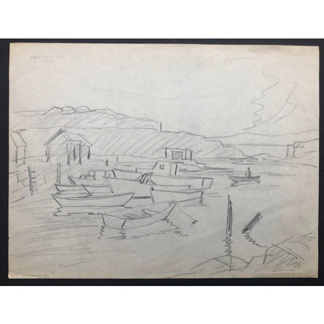 Antique Henry Gasser Coastal Scene For Sale - Image 4 of 4