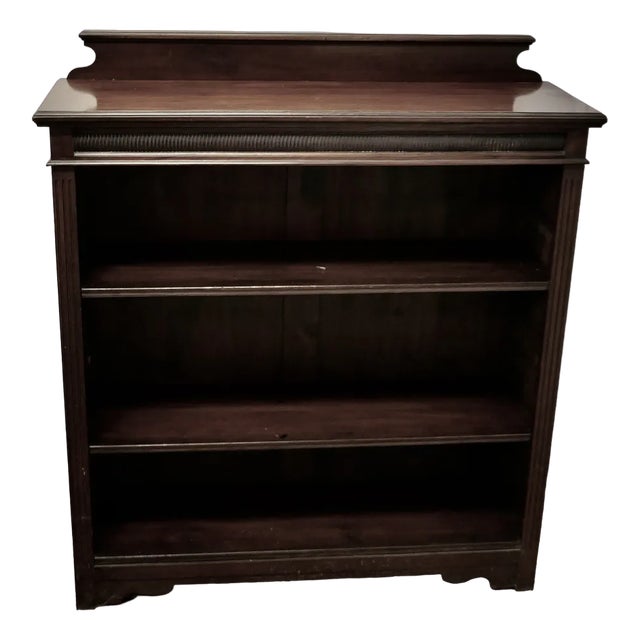 Antique Open Bookcase, 1890s For Sale
