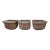 Garden Pots -Basket Style Set of 3 For Sale