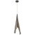 Piel Medium Wrapped Pendant in Pewter Designer: Kelly Wearstler Canopy: 4.5" Round Mounting: Cable Shade Detail: No Option...