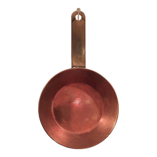 Vintage Norwegian Copper Skillet Sauce Pan Mini For Sale
