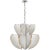 Kate Spade New York for Visual Comfort Signature Danes Two-Tier Chandelier in Polished Nickel For Sale
