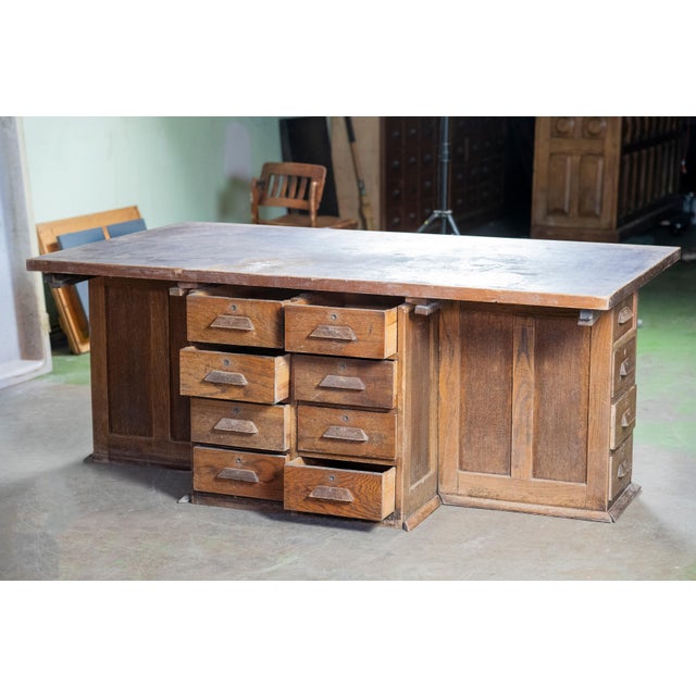 1920 Antique Industrial Laboratory Desk Kitchen Island Chairish