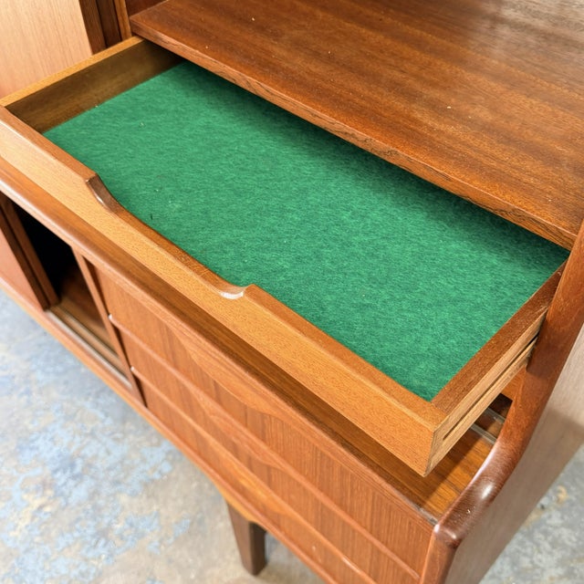 Large Vintage Danish Modern Teak Credenza or Highboard, Circa 1960s Mid Century For Sale - Image 13 of 13