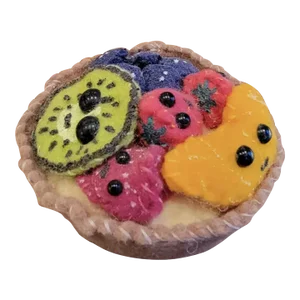 Lucy Sparrow Pop Art Felt Still Life of a Fruit Tart, 2019