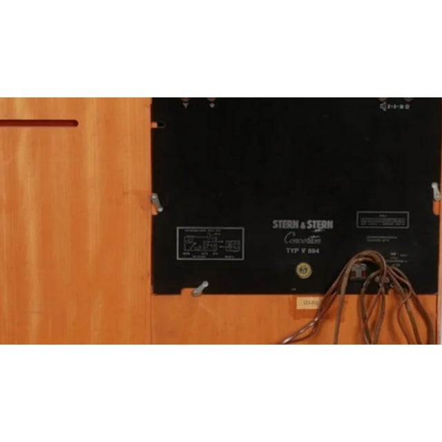 Mid 20th Century Stern + Stern Concerton Type v 594 Bar + Stereo Cabinet, Attributed For Sale - Image 9 of 9