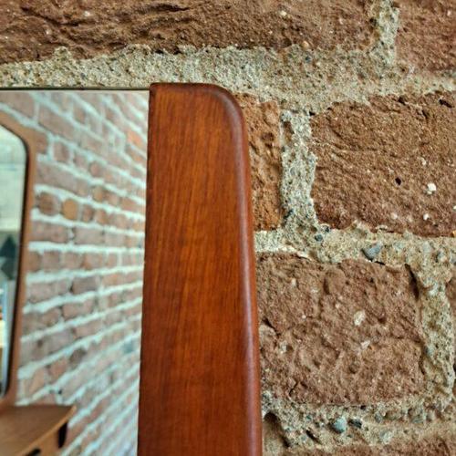 Glass Mirror with Drawers by Johannes Anderson For Sale - Image 7 of 8