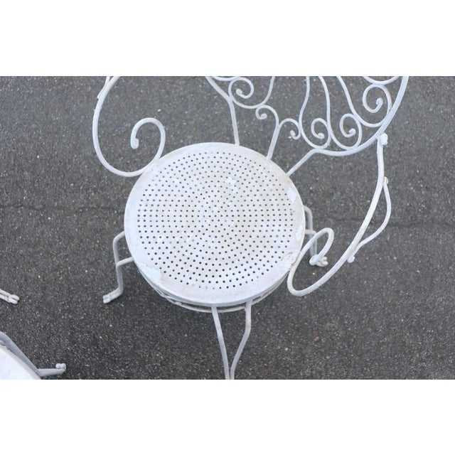 Vintage Round Garden Table and Armchairs, 1970s, Set of 7 For Sale - Image 6 of 18