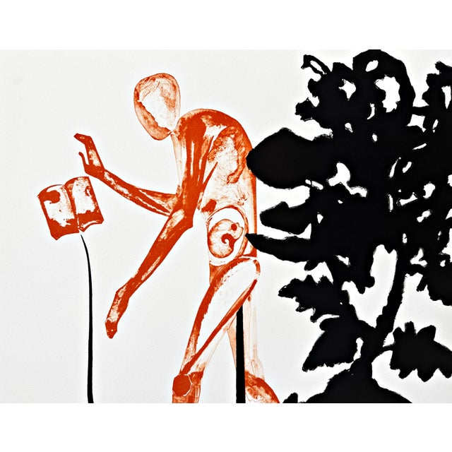 Early 21st Century Atul Dodiya, Twins II, 1959, Lithograph For Sale - Image 5 of 11