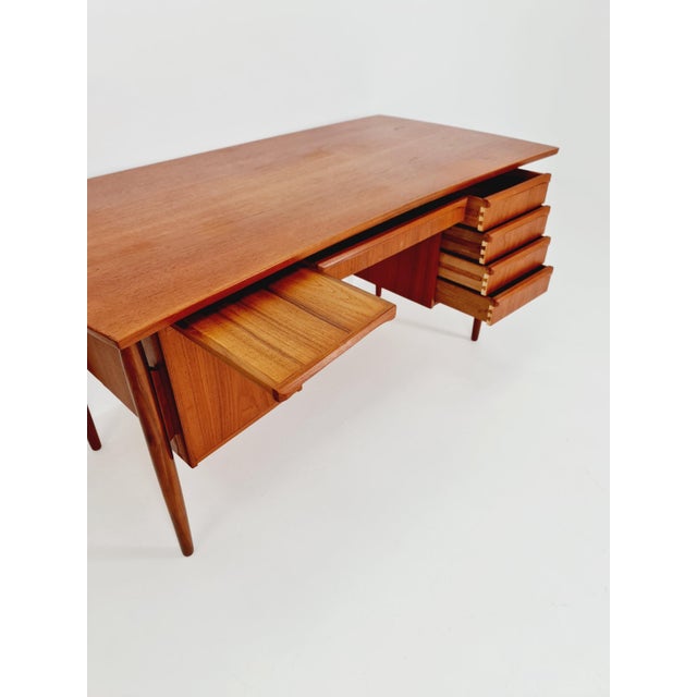Wood Vintage Danish Teak Desk from GV Møbler, 1960s For Sale - Image 7 of 18
