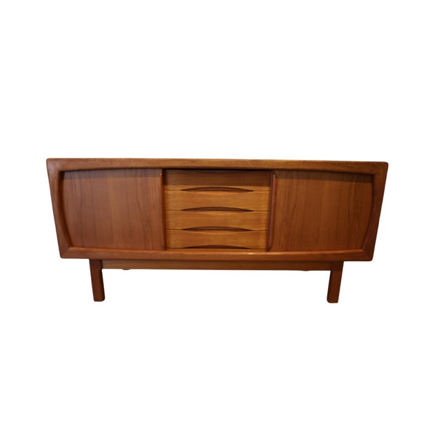 Sideboard in Teak by H. P. Hansen and Burchardt Nielsen for Dyrlund, 1960s For Sale - Image 15 of 15