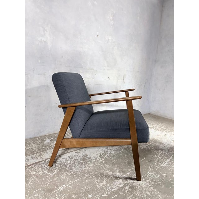 Vintage Teak Lounge Chair from Ikea, 1990s For Sale - Image 6 of 10