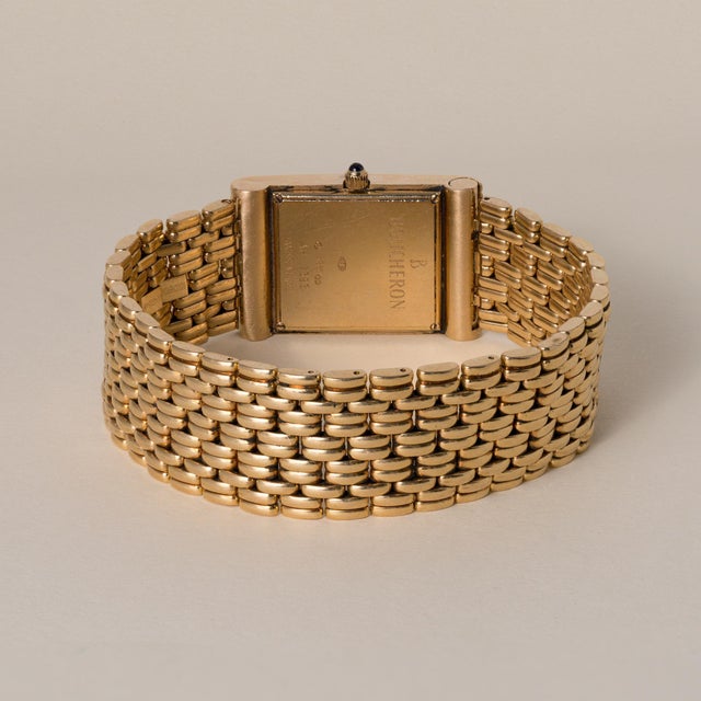 Boucheron Vintage Boucheron Reflet 18k Gold Quartz Ladies Watch For Sale - Image 4 of 8