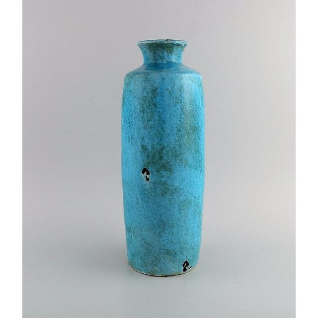 Large Vase in Glazed Stoneware, 1970s For Sale - Image 3 of 9