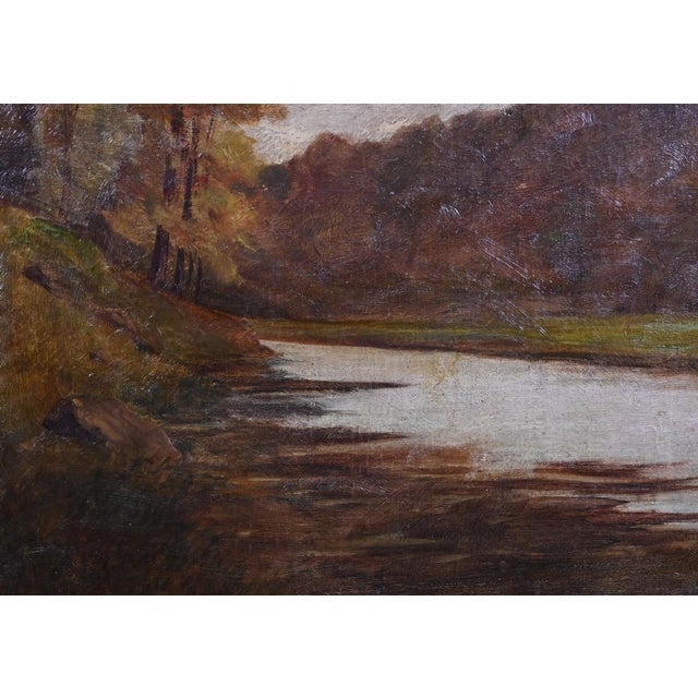 Louis XVI Style Giltwood Trumeau Mirror, Early 20th Century For Sale - Image 9 of 18