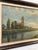 English Antique English Oil on Canvas Distant Village For Sale - Image 3 of 7