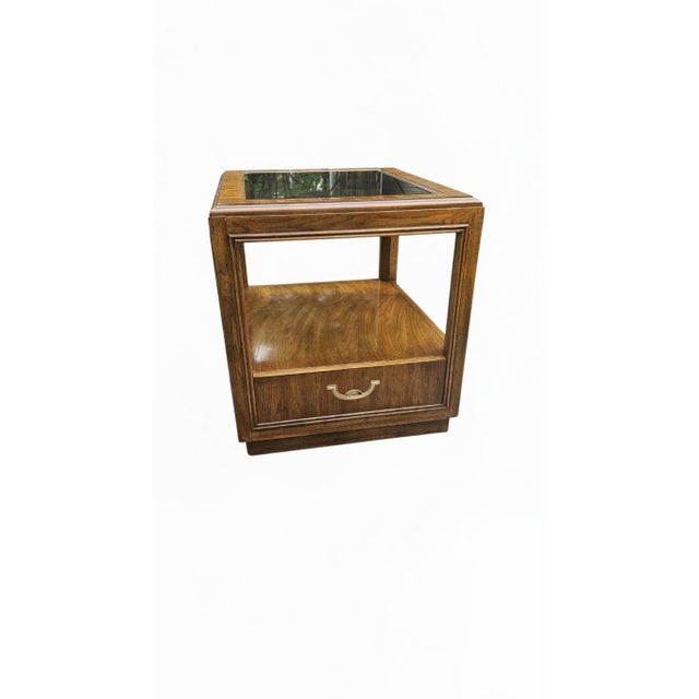Drexel Heritage Vintage 1980s Drexel Acolade End Table For Sale - Image 4 of 8