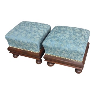 19th Century Vintage Empire Footstools - a Pair For Sale